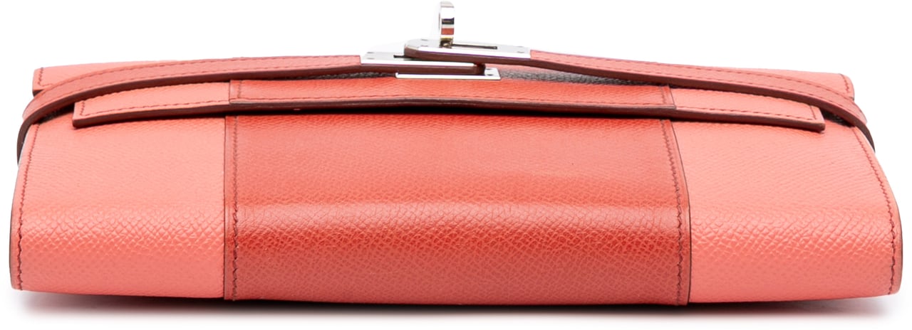 Hermès Epsom Flag Kelly Longue Wallet Oranje