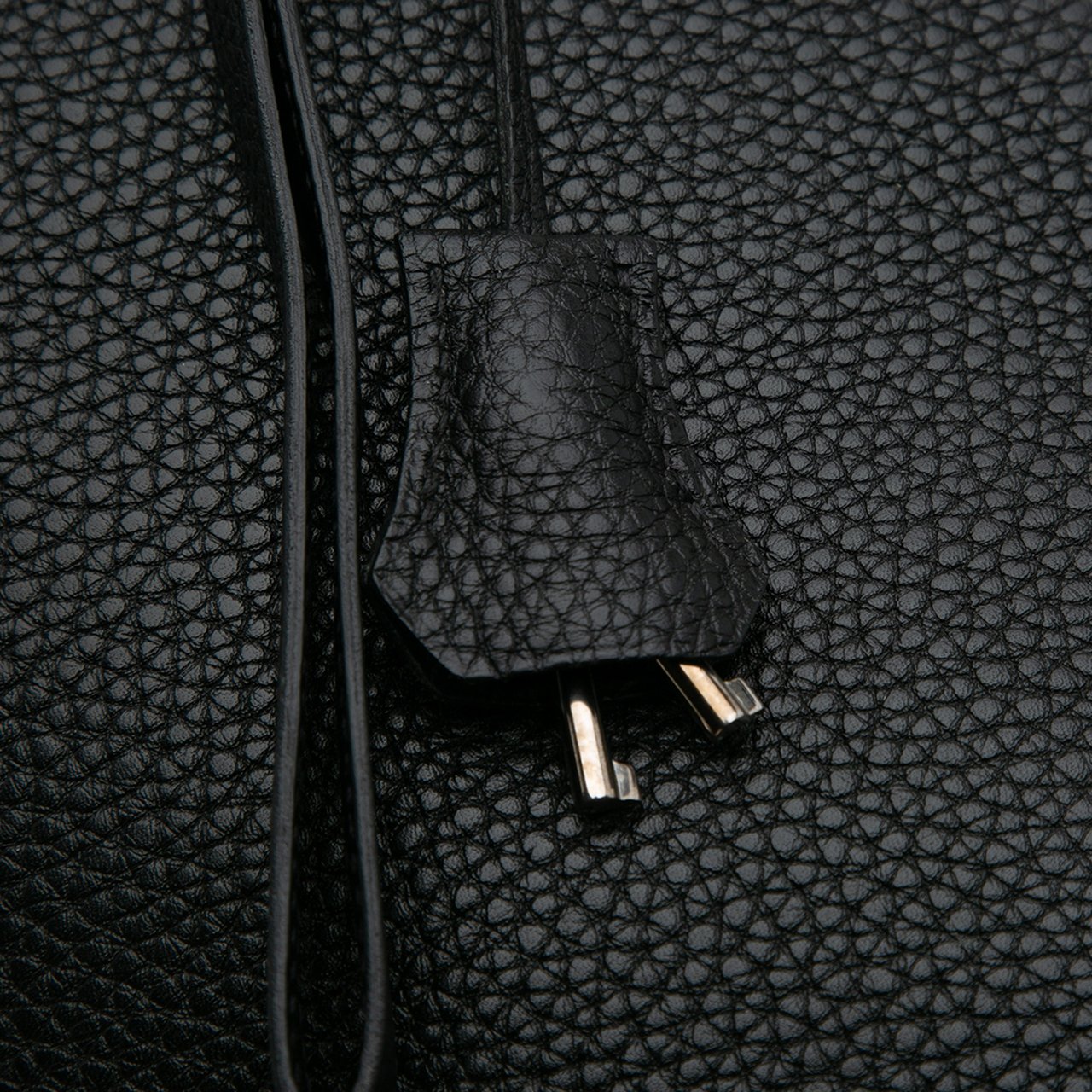 Hermès Togo Jet Pochette Clutch Zwart
