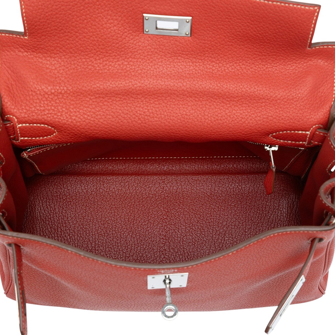 Hermès Togo Kelly II Retourne 28 Oranje