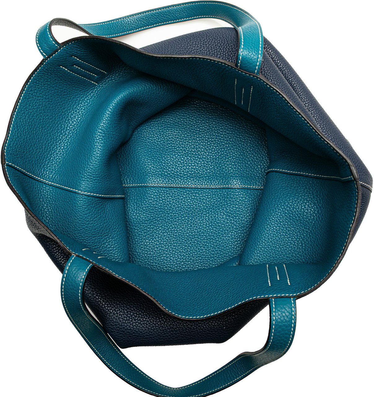 Hermès Clemence Double Sens 36 Blauw