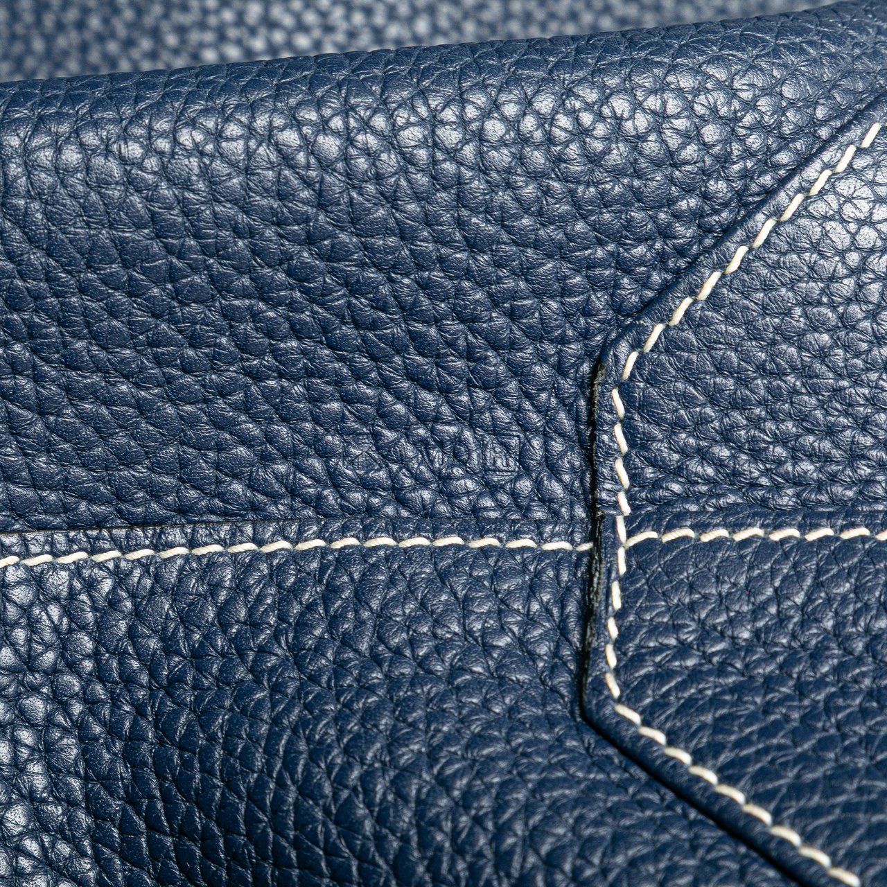 Hermès Clemence Double Sens 36 Blauw