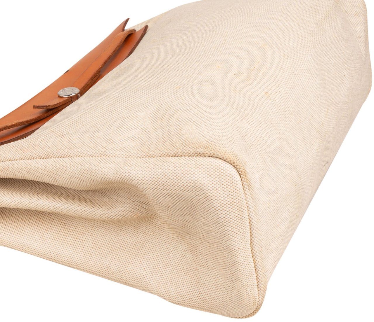 Hermès Classic Cotton Herbag 39 Shoulder Handbag Beige