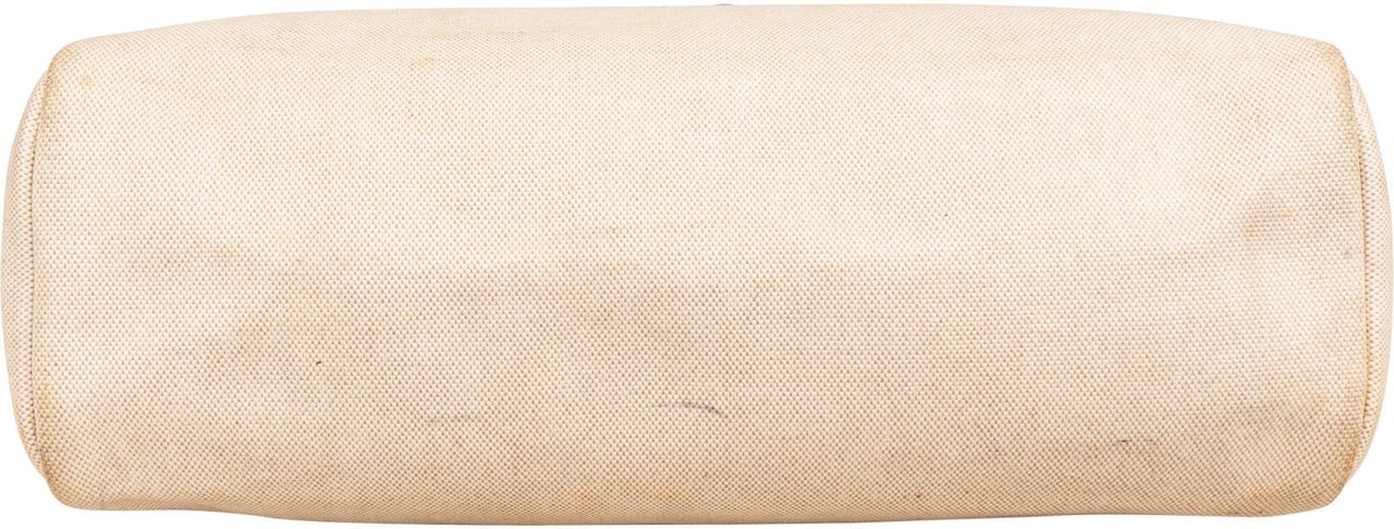 Hermès Classic Cotton Herbag 39 Shoulder Handbag Beige