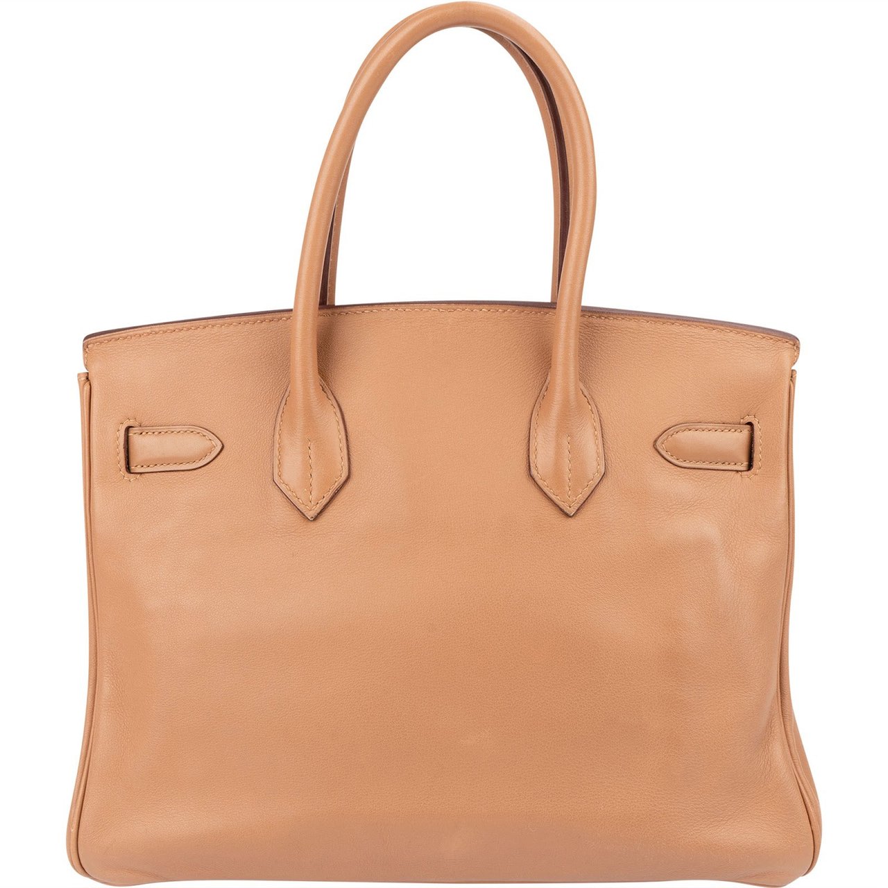 Hermès Natural Swift Leather Birkin 30 Handbag Bruin