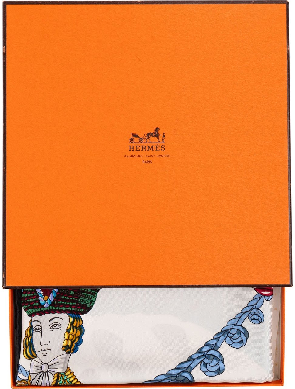 Hermès Le Timbalier Silk 90 Scarf Tuch Divers