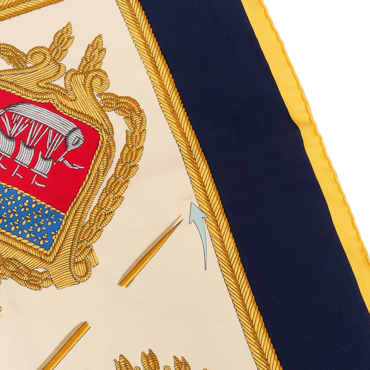Hermès Les Armes de Paris Silk 90 Scarf Tuch Divers