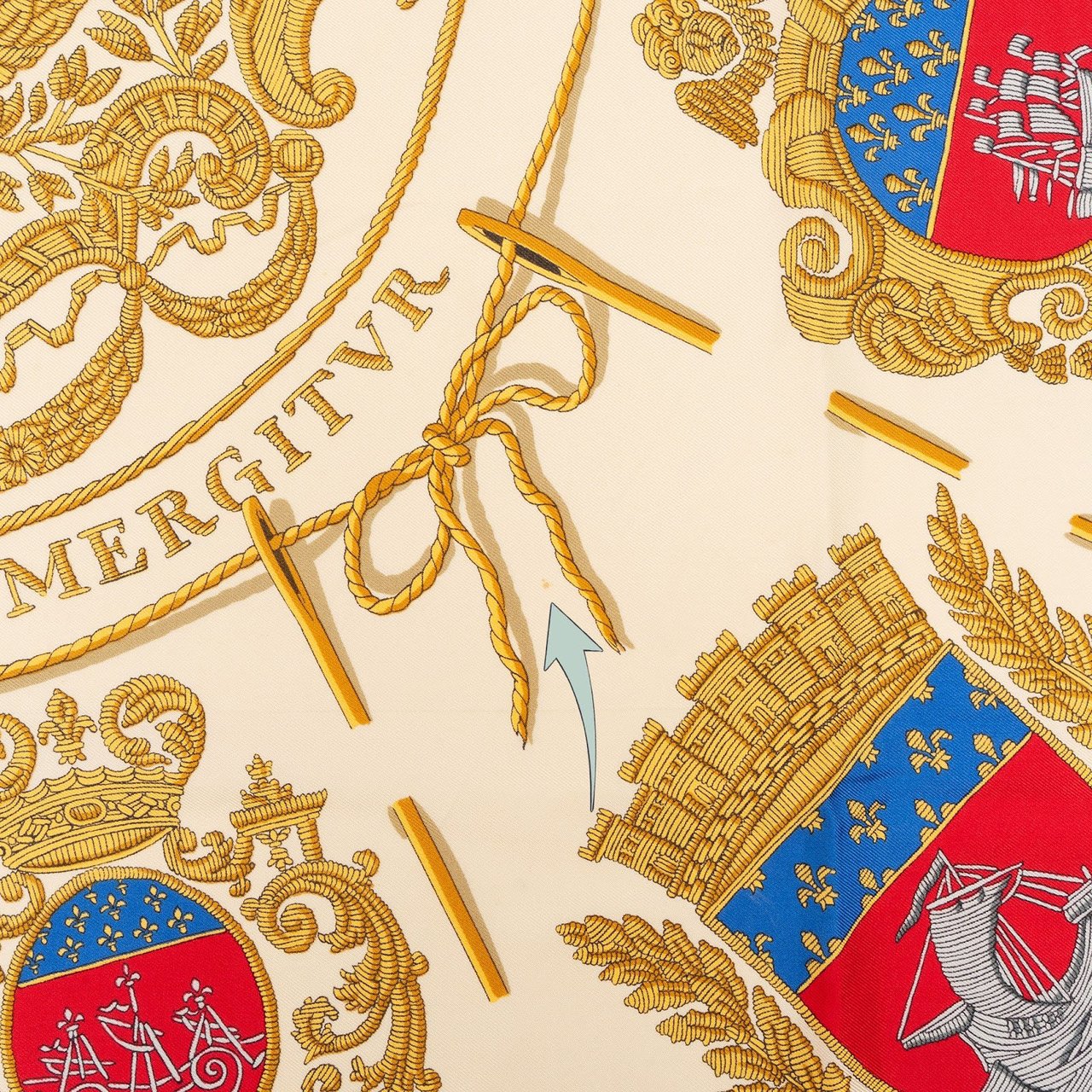Hermès Les Armes de Paris Silk 90 Scarf Tuch Divers