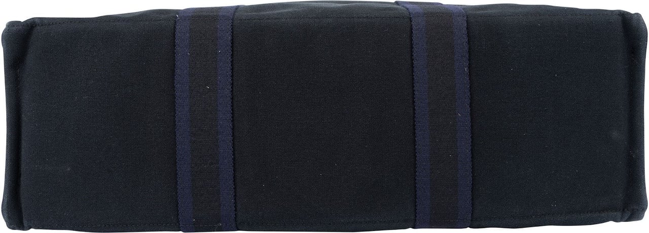 Hermès Bicolor Classic Cotton Fourre Handbag Navy