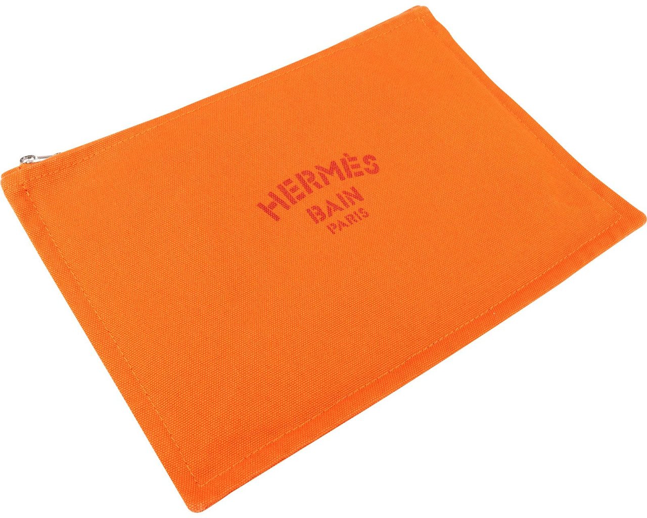 Hermès Classic Canvas Bain Flat Pouch Divers