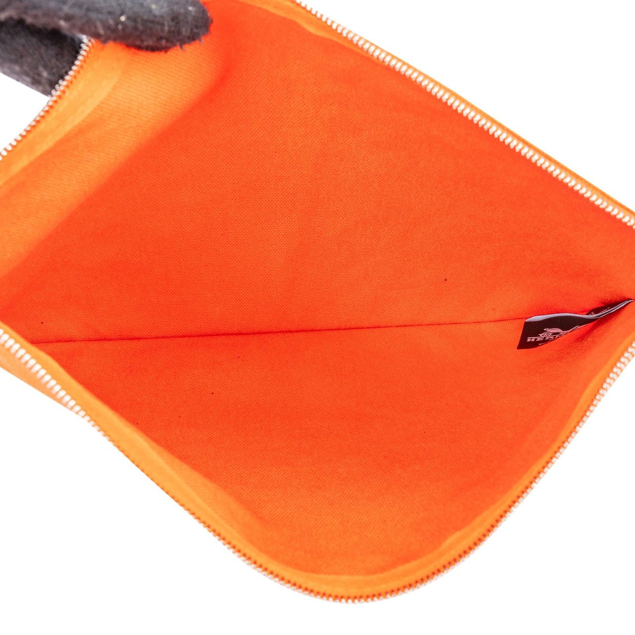 Hermès Classic Canvas Bain Flat Pouch Divers