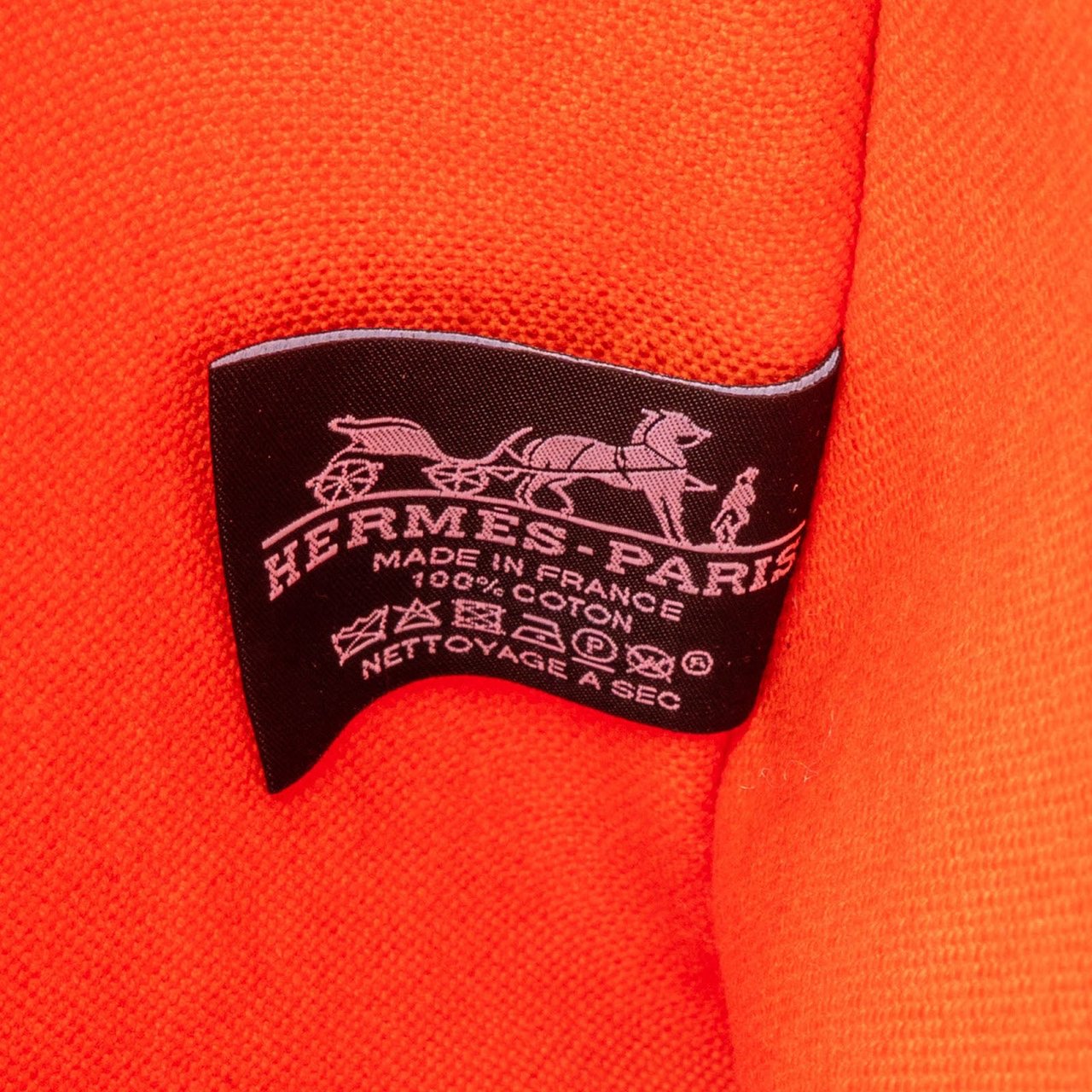 Hermès Classic Canvas Bain Flat Pouch Divers