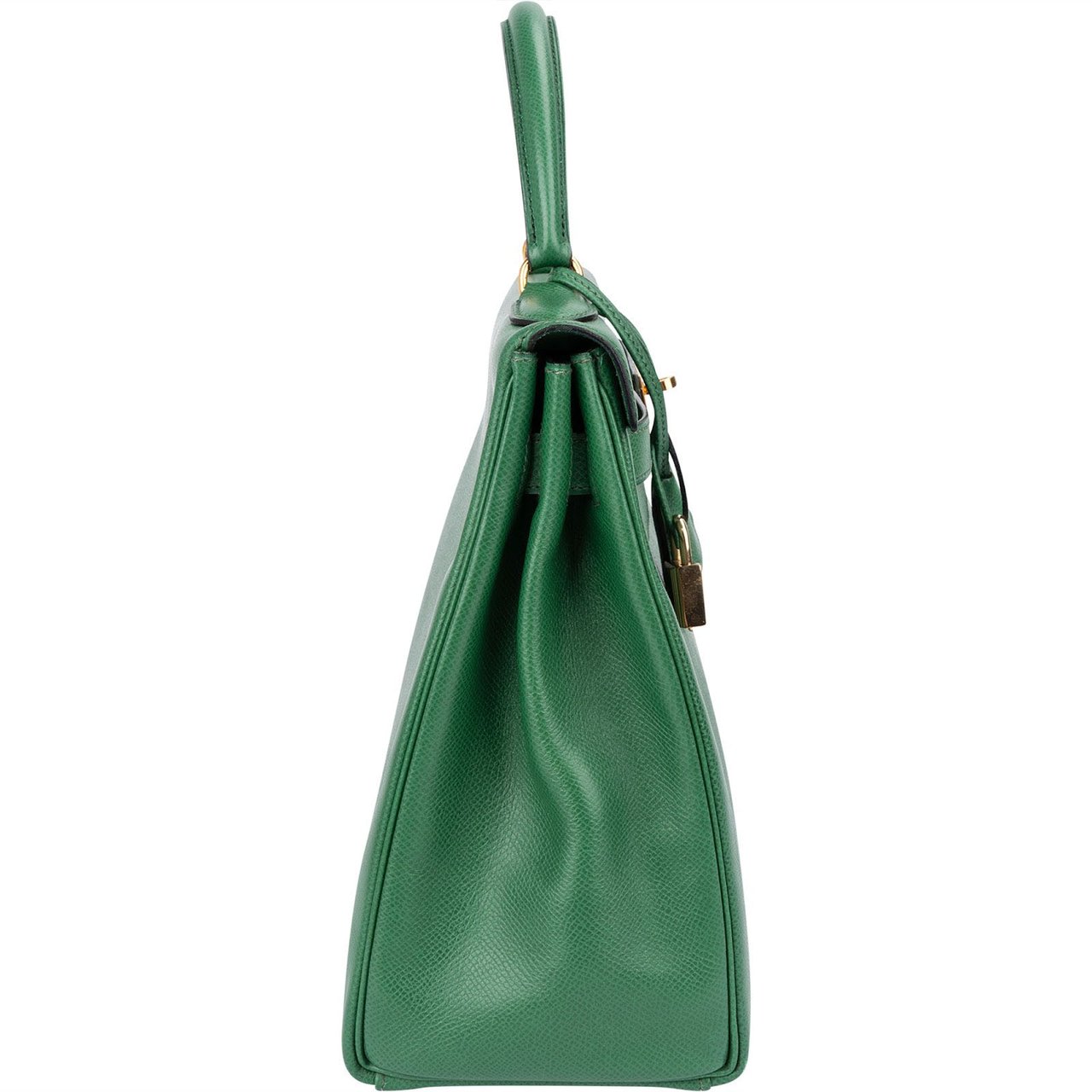 Hermès veau Courchevel Leather Kelly Sellier 32 Handbag Groen