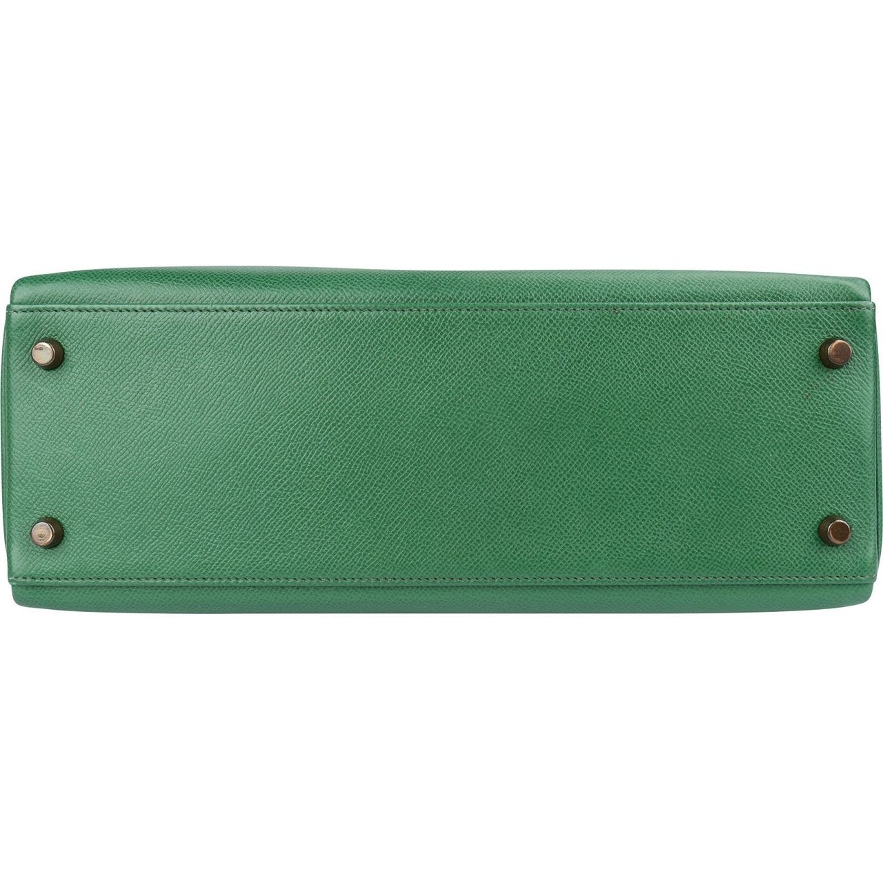 Hermès veau Courchevel Leather Kelly Sellier 32 Handbag Groen