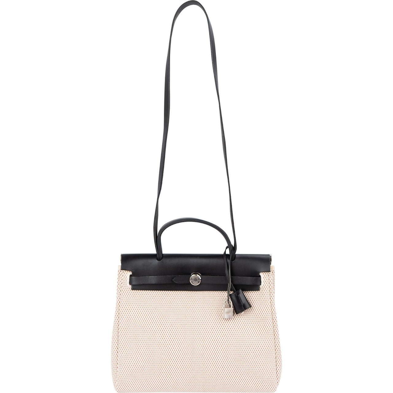 Hermès Classic Cotton Herbag 31 Shoulder Handbag Zwart