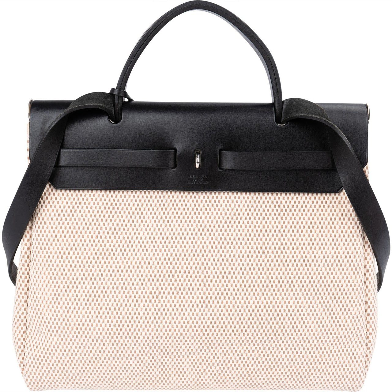 Hermès Classic Cotton Herbag 31 Shoulder Handbag Zwart