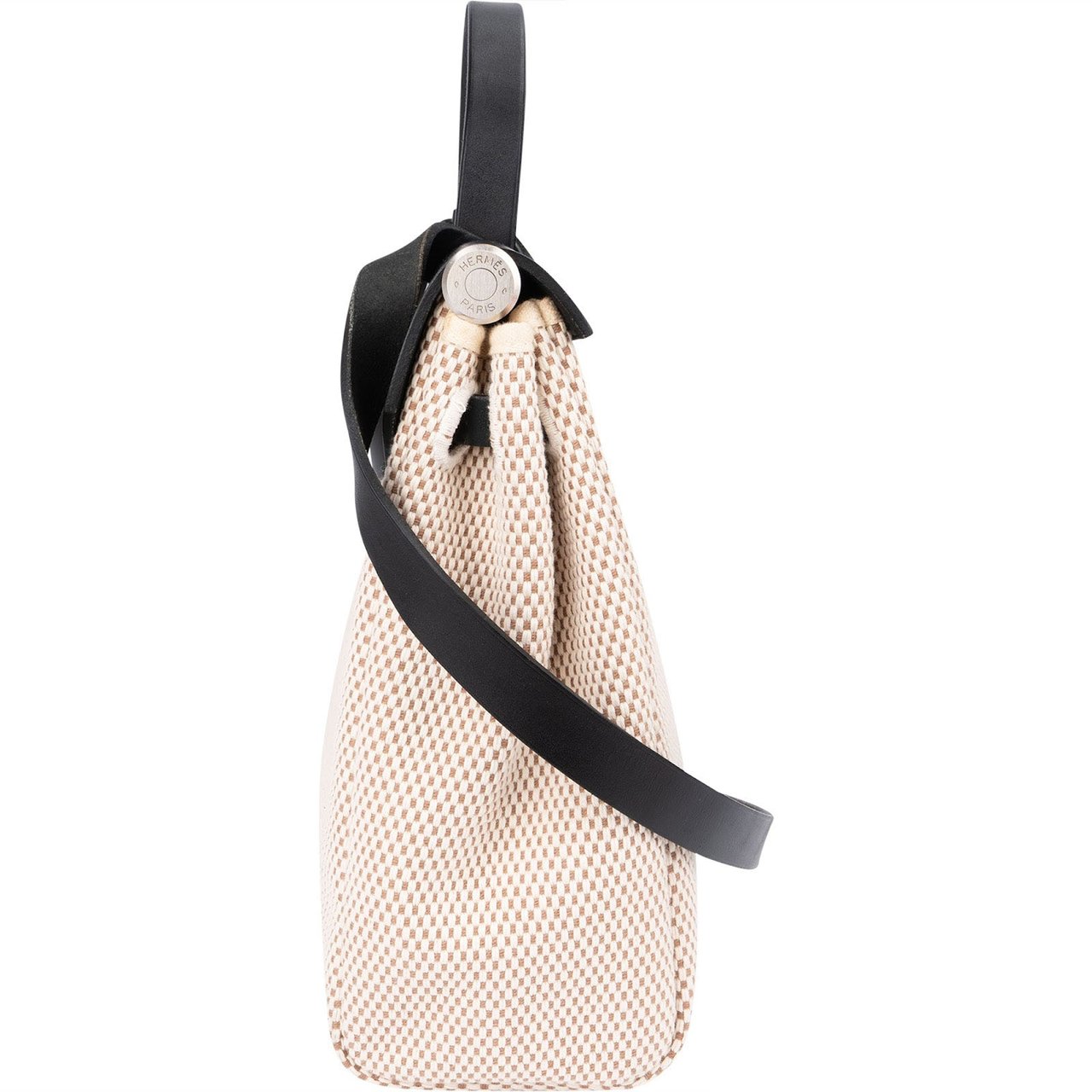 Hermès Classic Cotton Herbag 31 Shoulder Handbag Zwart