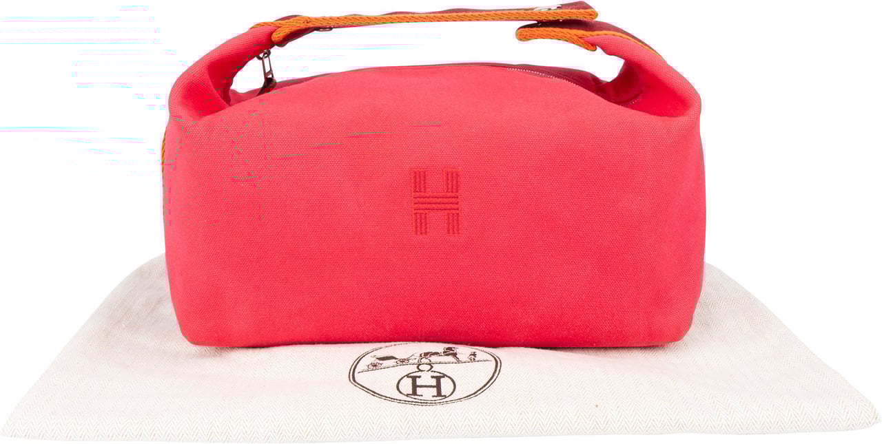 Hermès Hermès Pink Cotton Bride A Brac Bag Roze