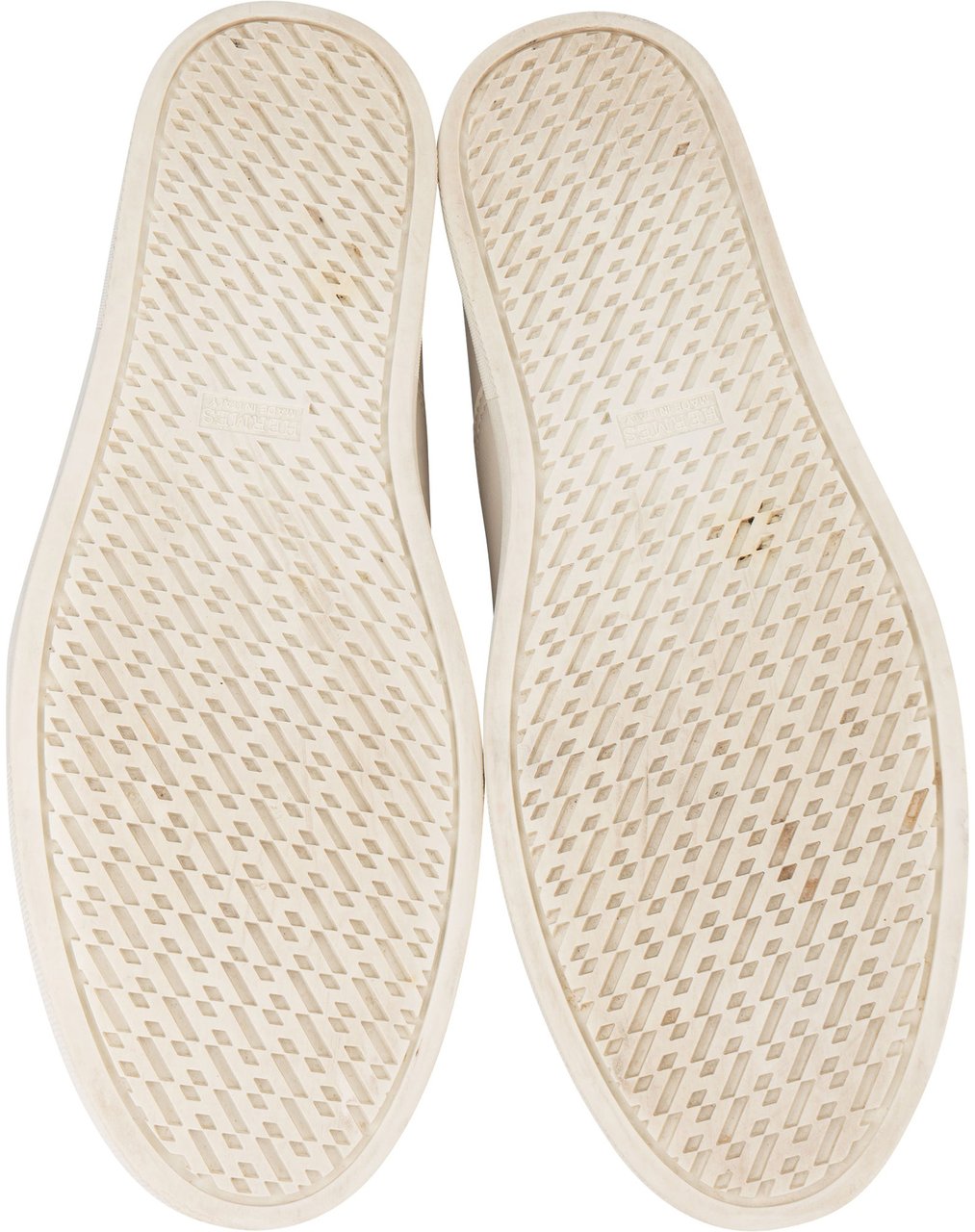 Hermès Hermès White Leather H Quicker Sneaker (41,5) Wit