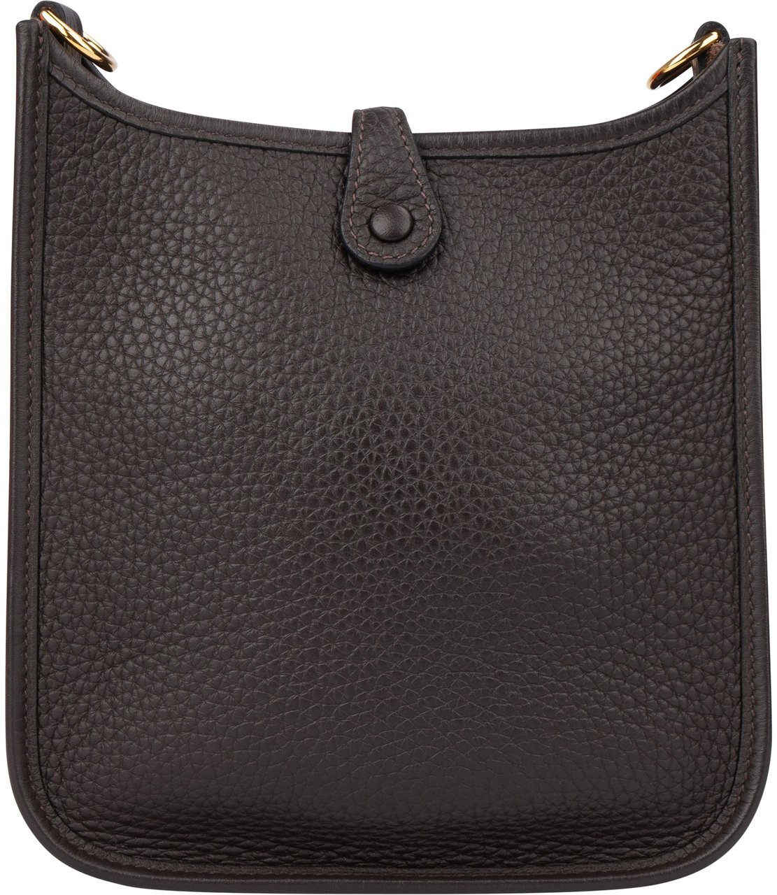 Hermès Hermès Brun Amazone Taurillon Clemence Evelyne 16 Crossbody Bruin