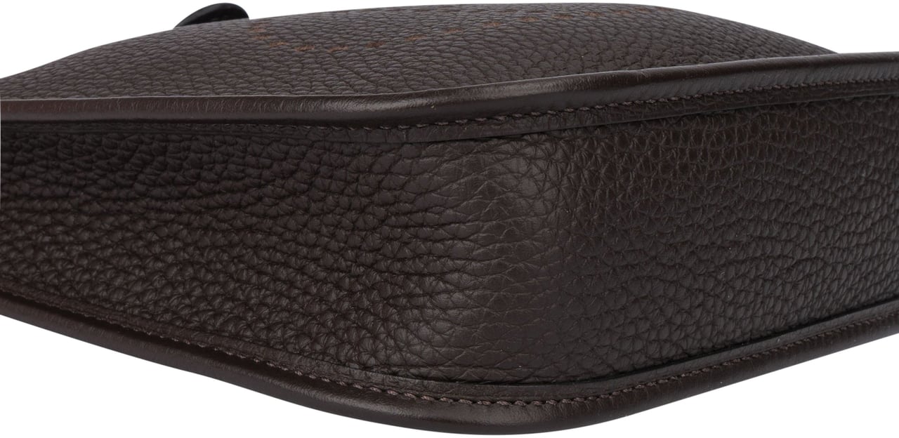 Hermès Hermès Brun Amazone Taurillon Clemence Evelyne 16 Crossbody Bruin