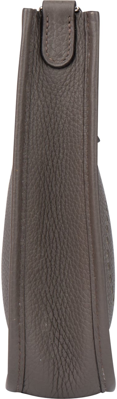 Hermès Hermès Etain Palladium Taurillon Clemence Evelyne 16 Crossbody Bag Divers