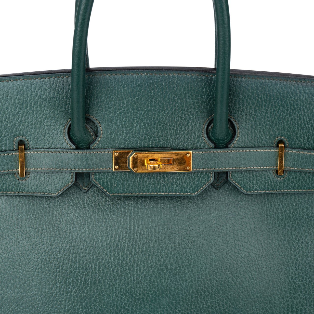Hermès Hermès Vert Clair Ardennes Birkin 35 Handbag Groen