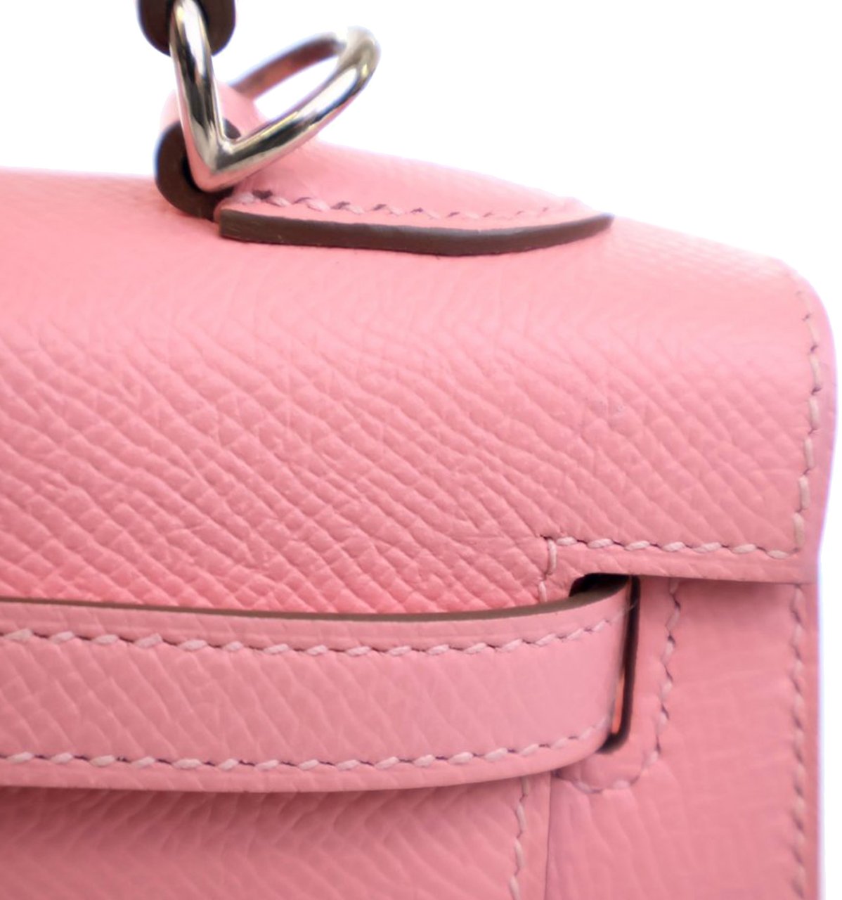 Hermès Epsom Kelly II Sellier 25 Roze