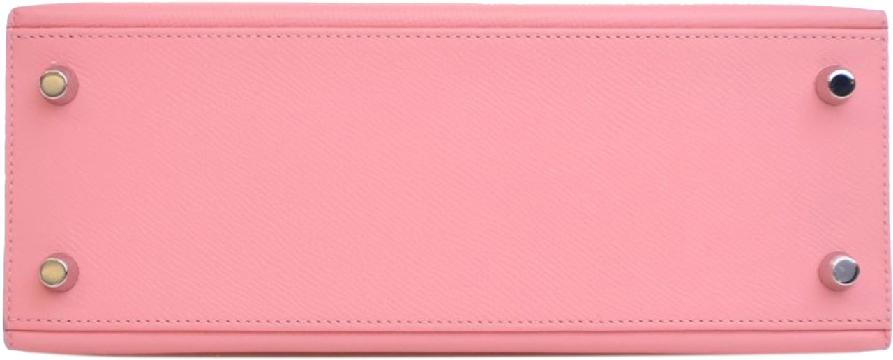 Hermès Epsom Kelly II Sellier 25 Roze