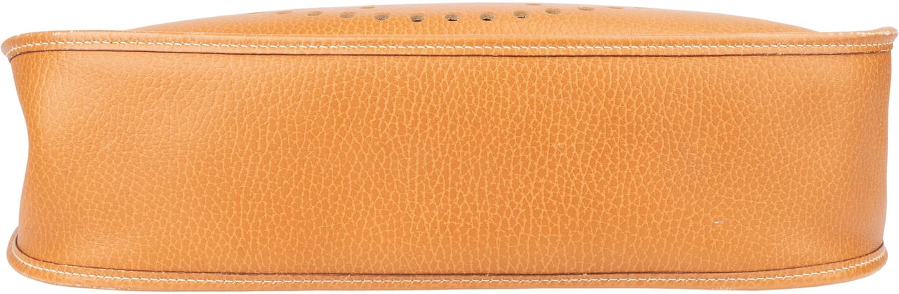 Hermès Hermès Natural Ardennes Leather Evelyne GM Crossbody Bag Bruin