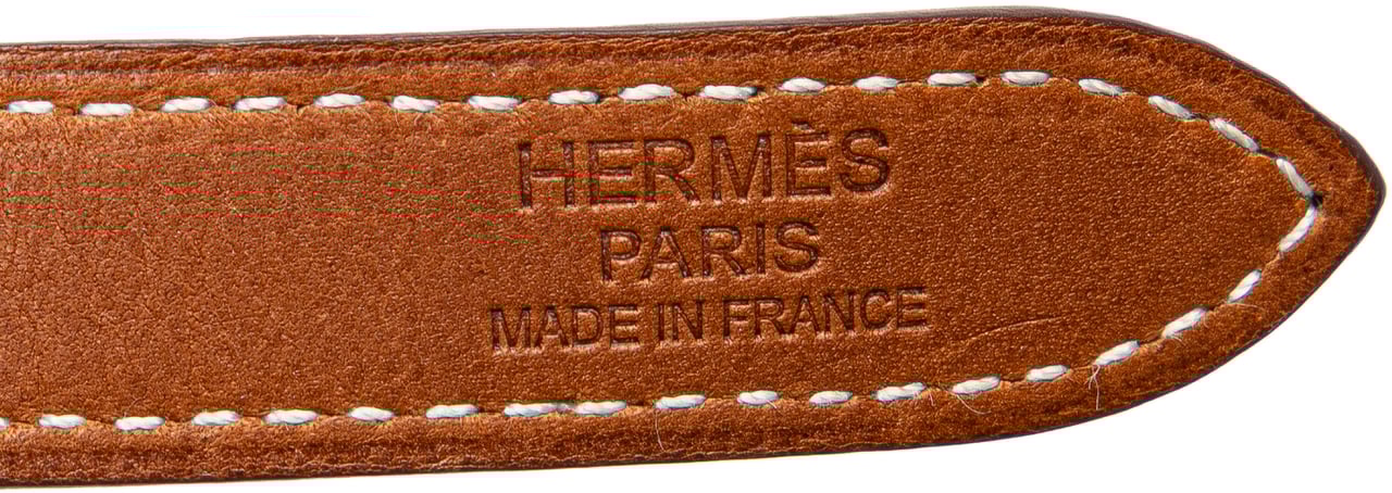 Hermès Jeu des Omnibus et Dames Blanches Silky Pop Crossbody Oranje