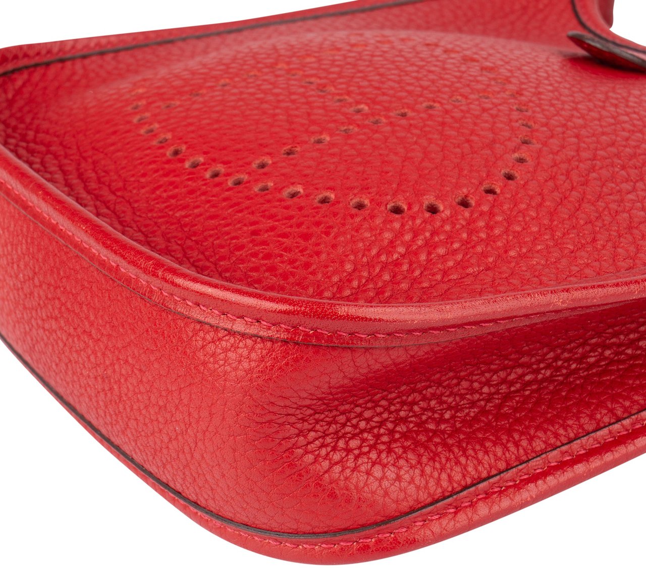 Hermès Hermès Rouge Taurillon Clemence Evelyne 16 Crossbody Bag Rood