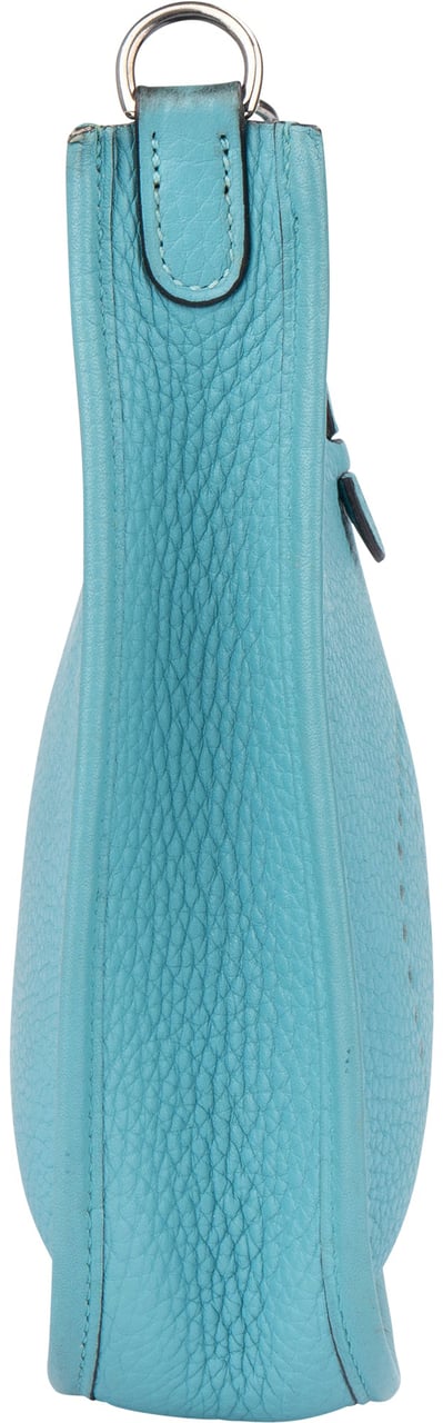 Hermès Hermès Blue Clemence Evelyne 16 Crossbody Bag Blauw