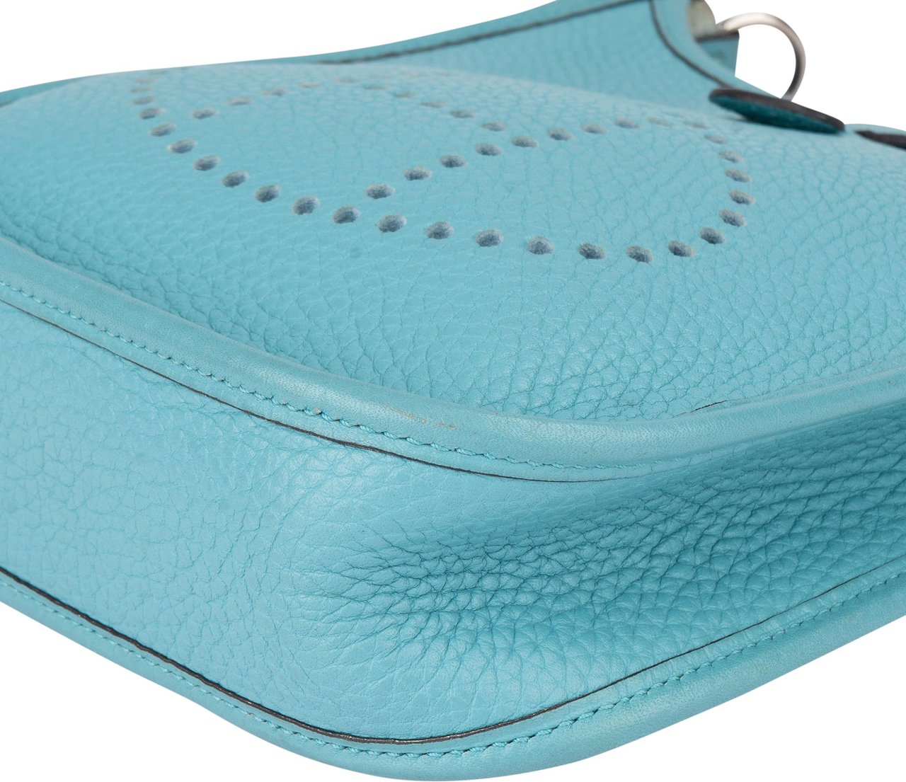 Hermès Hermès Blue Clemence Evelyne 16 Crossbody Bag Blauw