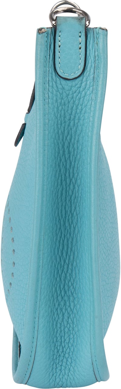 Hermès Hermès Blue Clemence Evelyne 16 Crossbody Bag Blauw