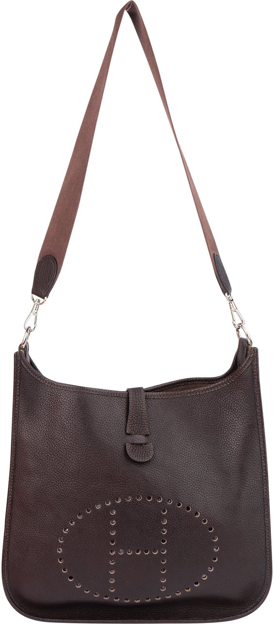 Hermès Hermès Evelyne GM Togo Leather Shoulder Bag Divers