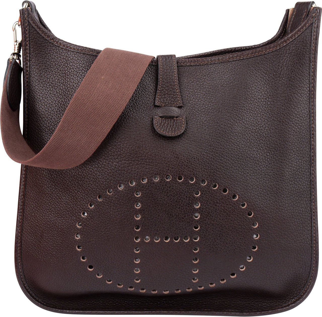 Hermès Hermès Evelyne GM Togo Leather Shoulder Bag Divers