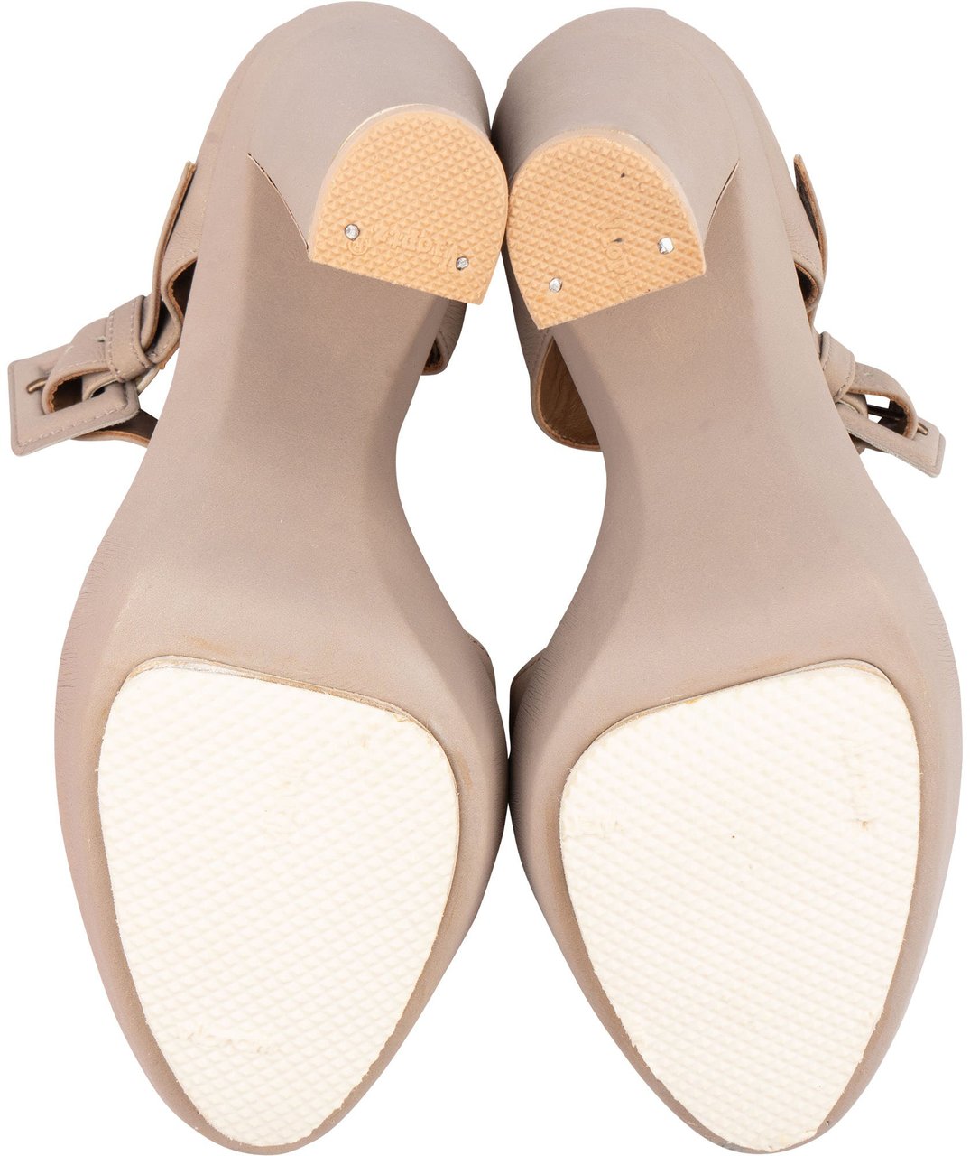 Hermès Hermès Gris Leather Heels (37) Divers