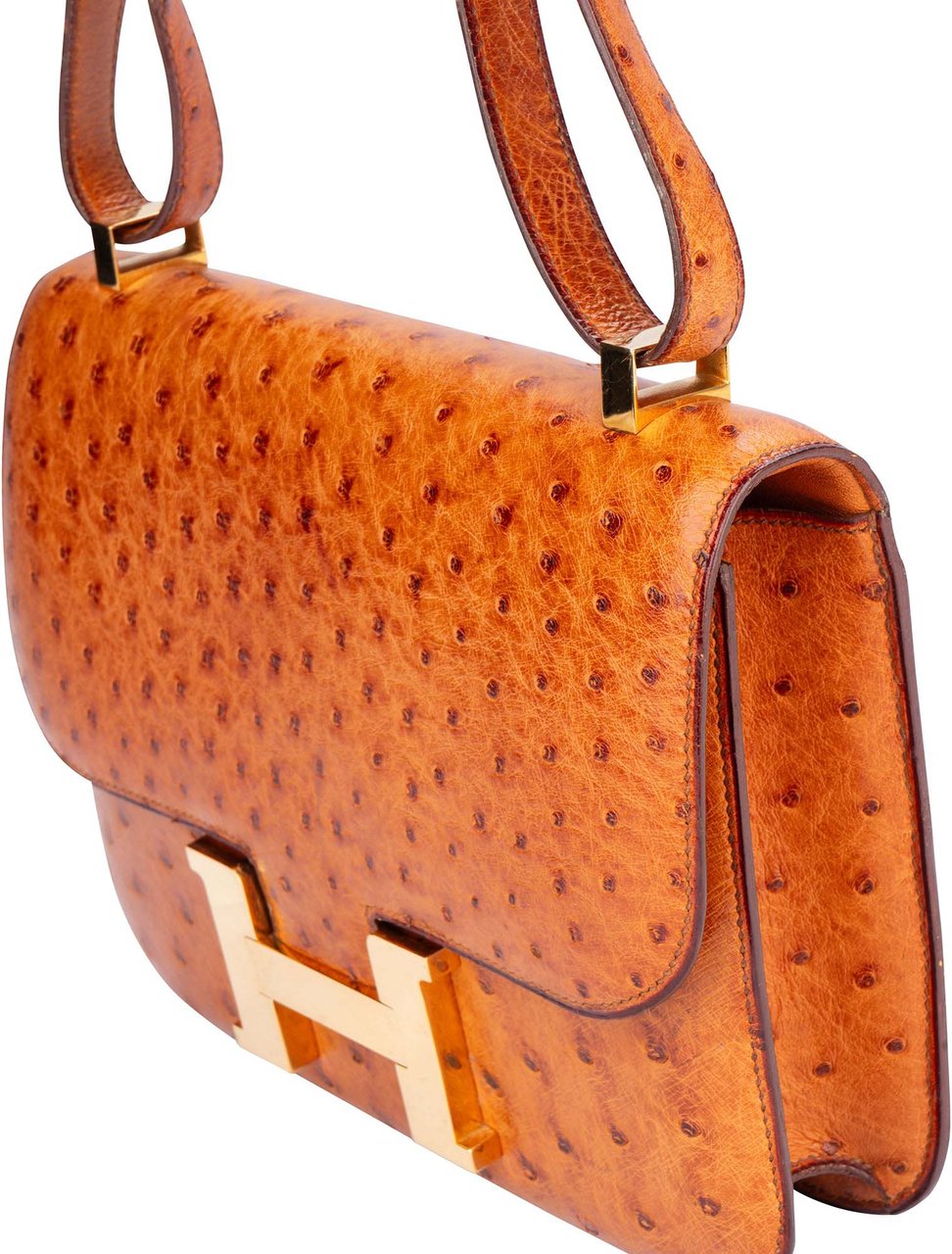 Hermès Hermes Ostrich Constance 23 Shoulder Bag Divers
