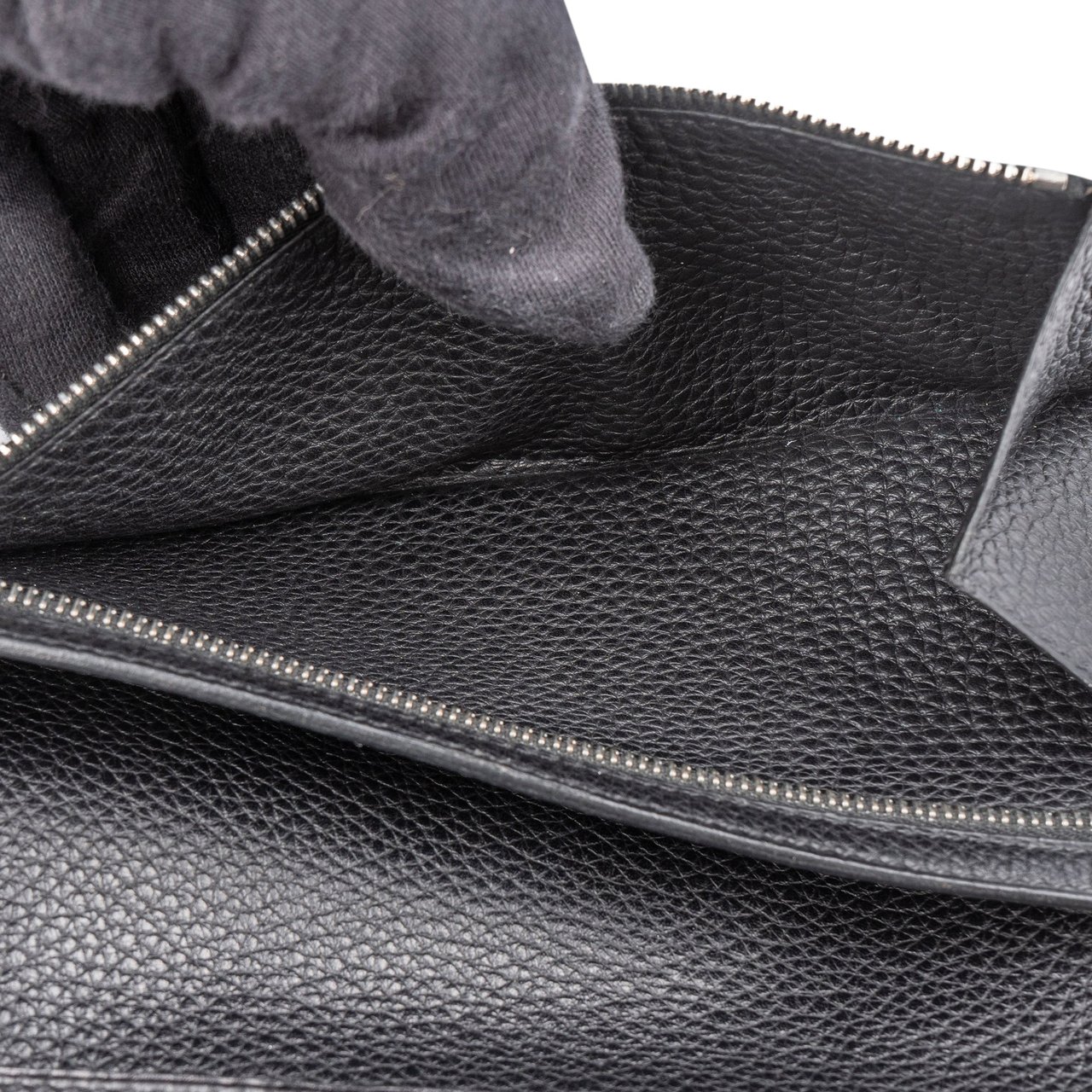 Hermès Hermès Black Leather Bifold Bearn Wallet Divers