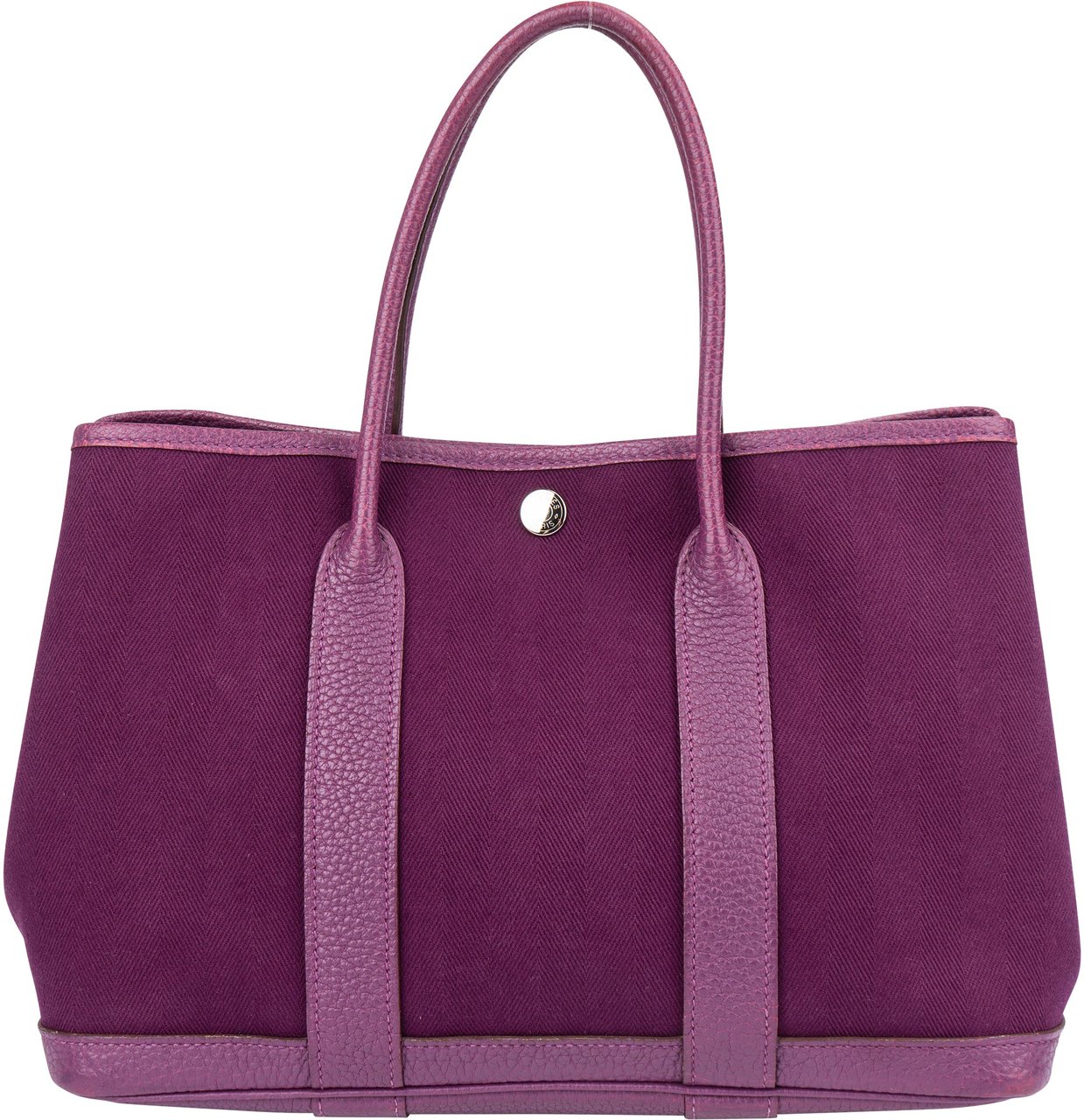 Hermès Hermès Classic Garden Party Handbag Paars