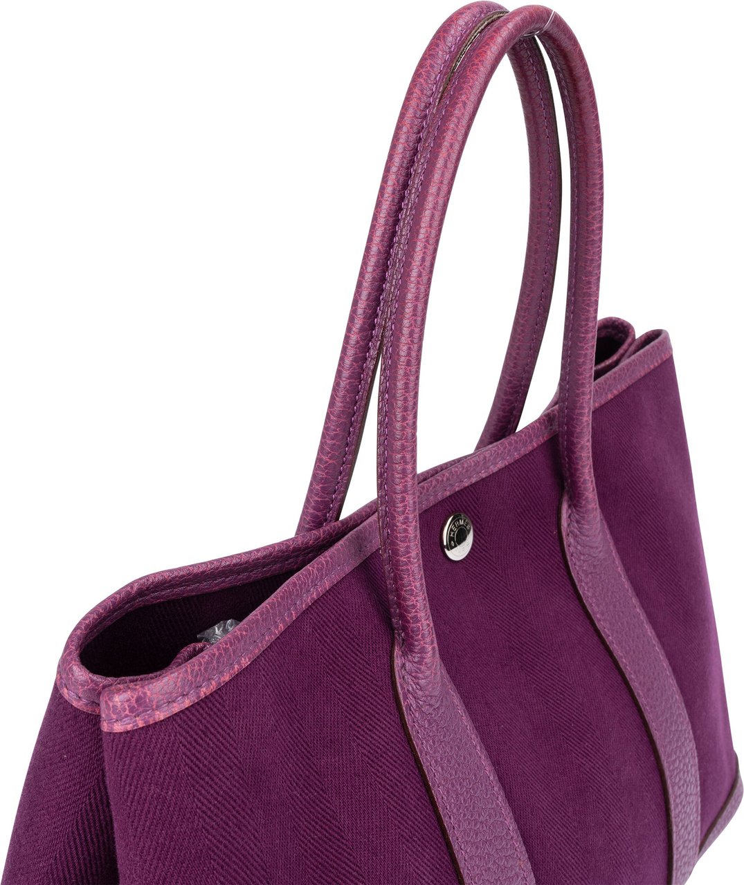 Hermès Hermès Classic Garden Party Handbag Paars