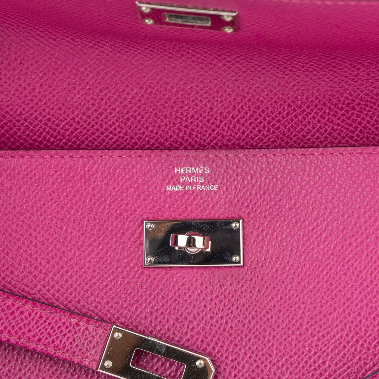 Hermès Hermès Epsom Leather Kelly Wallet Roze