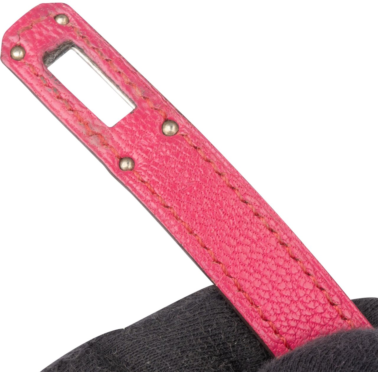 Hermès Rose Pourpre Chevre Leather Kelly Wallet Roze