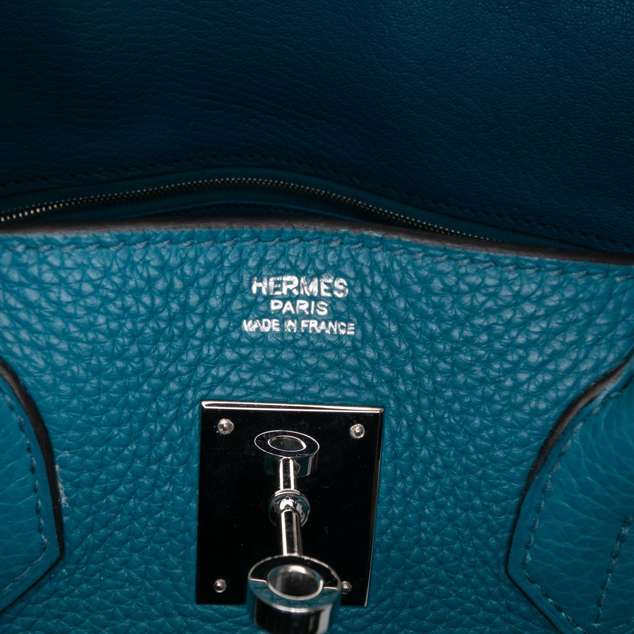 Hermès Togo Birkin Retourne 30 Blauw