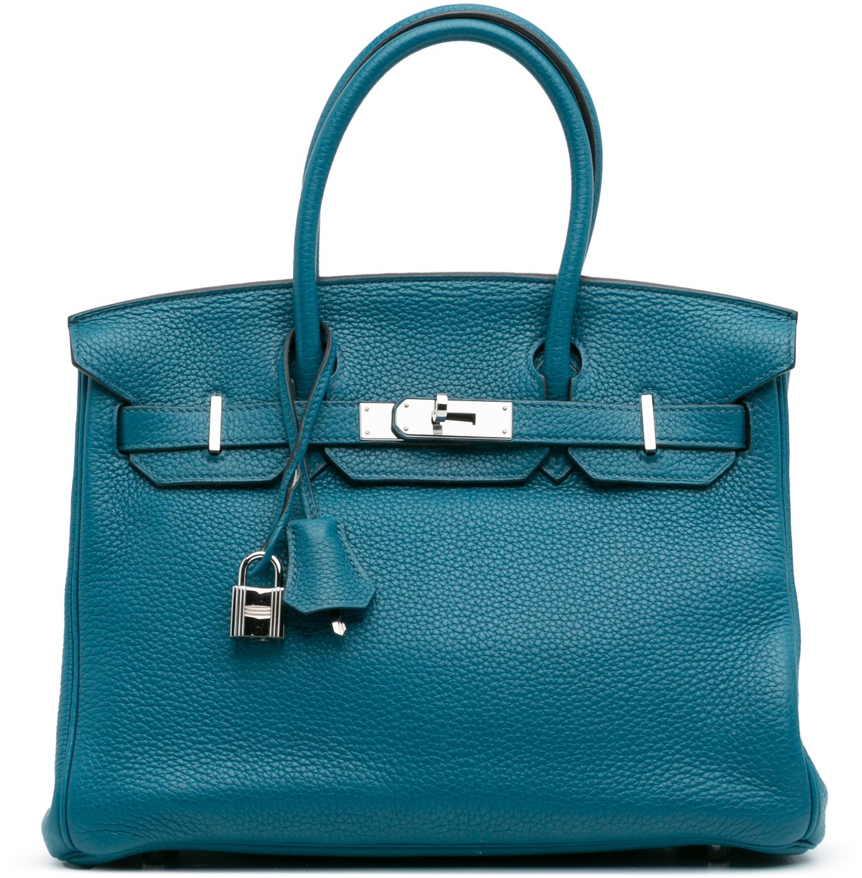 Hermès Togo Birkin Retourne 30 Blauw
