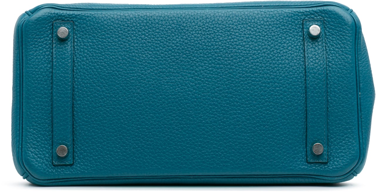 Hermès Togo Birkin Retourne 30 Blauw