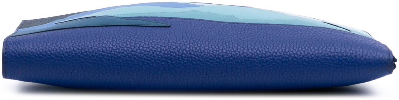 Hermès Togo Swift Endless Road Clutch Blauw