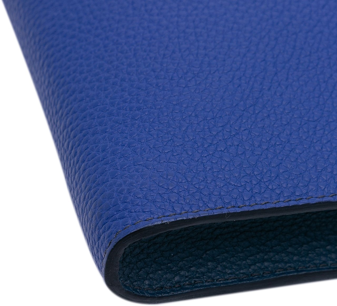 Hermès Togo Swift Endless Road Clutch Blauw