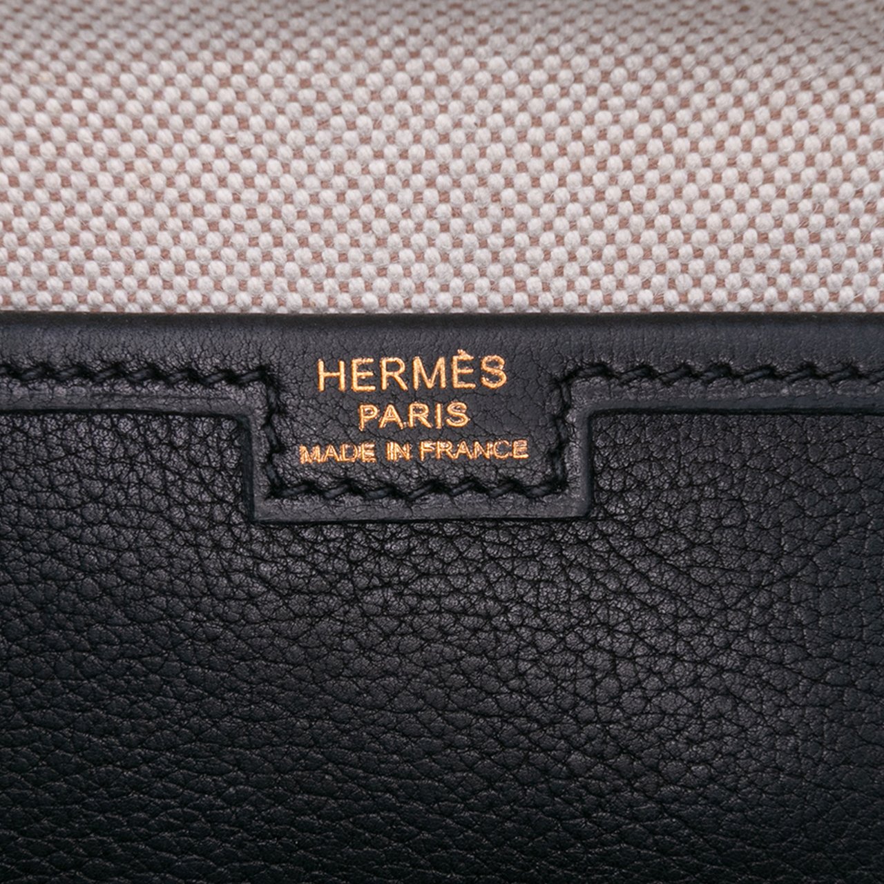 Hermès Evergrain Jige PM Zwart