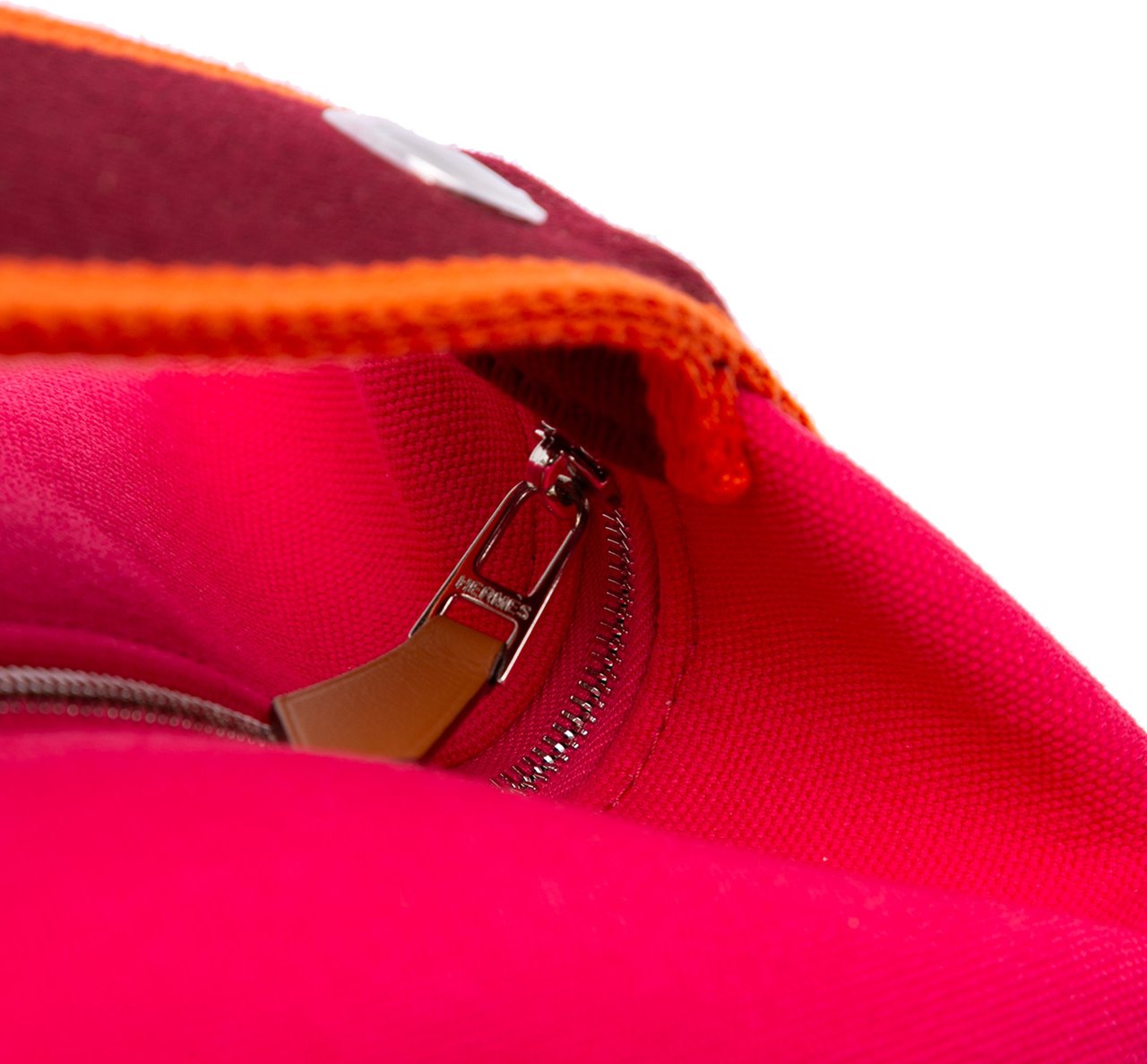 Hermès Small Canvas Bride A Brac Case Roze